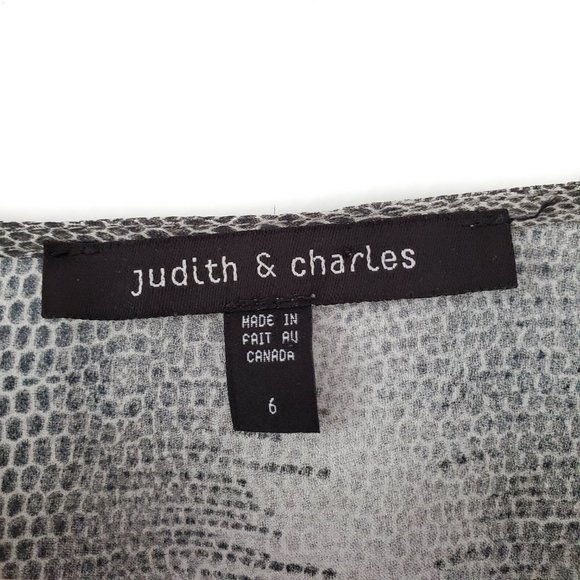 Judith & Charles Silk Dress - Size 6 - Picture 6 of 12